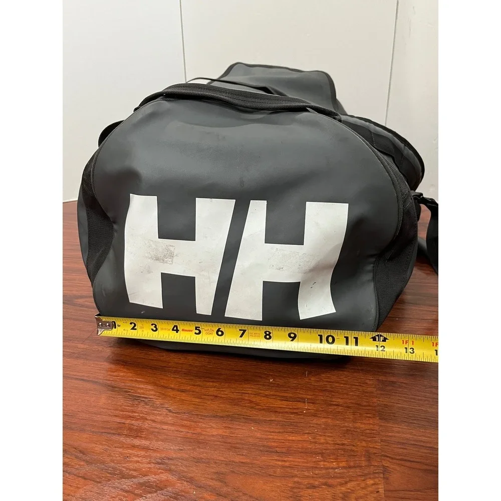 Helly Hansen 70L Duffel Bag 2 Gray Black Convertible Backpack Travel Gear 68004